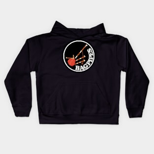 Rock Battle Card Game Bagpipes Icon Kids Hoodie